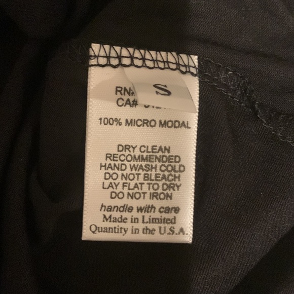 Lauren Moshi black top #201 - Picture 10 of 12